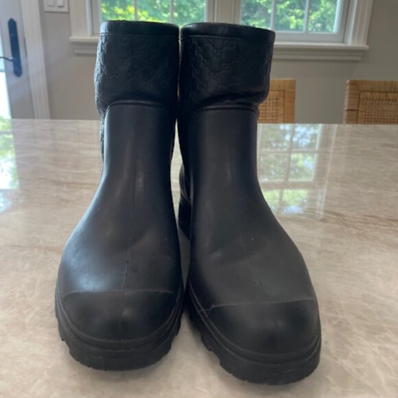 Gucci Marmont Wellington Rain Boots, Size 9 - Picture 3 of 12